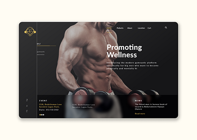 Landing Page for Sensi-fitness fitness graphic design landing page ui ux web