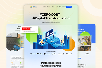 Website Design for Cloud Based Solution Provider cloud freelancer glassmorphism hire information architecture mobile app design prototype ui uidesign uiux user flow ux uxdesign uxresearch wireframe