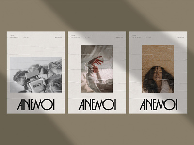 Parfum Anemoi editorial branding editorial logo mockup parfum poster