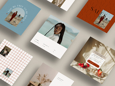 Social media kit snapshot canva designers feed figma instagram kit media post social template