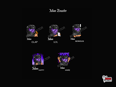 Man twitch emotes cartoon design emoji emote emotes gg happy hype illustration logo lol rip twitch twitchemote twitchemotes