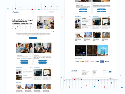Angin.id Redesign - Investment Network Website branding invest investment network ui