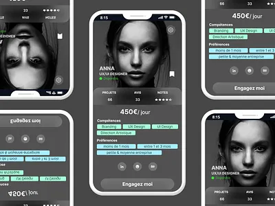 User Profile #DailyUI app dailyui design figma graphic design mobile app ui ux