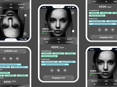 User Profile #DailyUI app dailyui design figma graphic design mobile app ui ux