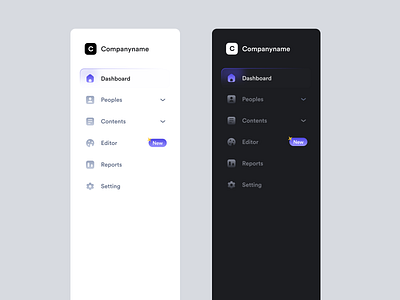 Admin Dashbaord Sidebar admin app crypto dark dashbaord dashboard design desktop illustration landing light logo nft panel sidebar ui ui design uidesign web