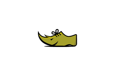 Rhino shoe logo animal logo branding brang creative logo design dribbble fashion logo flat graphic design illustrator logo logo design rhino logo shoe logo vector