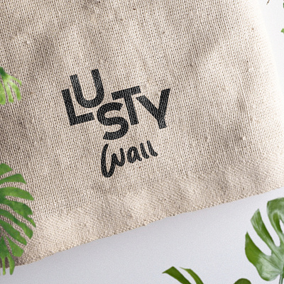 Lustywall - Branding branding design graphic design illustration logo typography vector