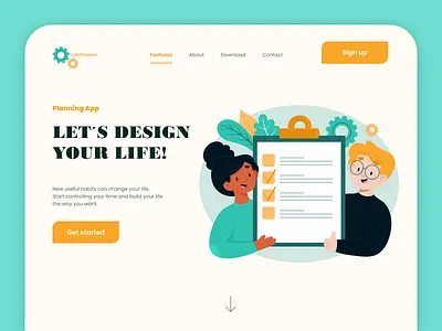 Planning App Design app figma planning ux ui design web design