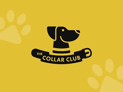 The Collar Club animal branding dog logo paw