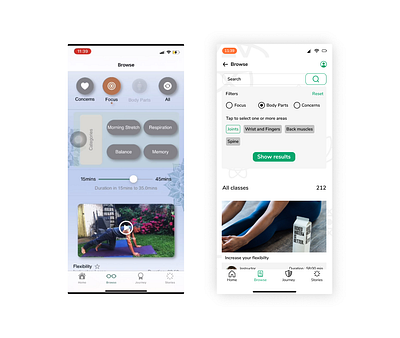 Redesign Project. Before and after app design ios ui ux