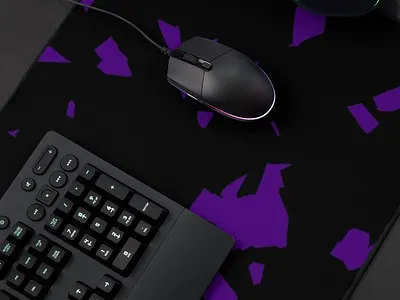 Desk Mat army black camo camouflage colorful desk desk mat female for friends for her for him gift ideas graphic design male mat purple seamless styled tactical violet