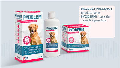 Package for dogs Shampoo box branding design event illustration label lecture logo package poster