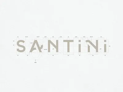 Santini Studio / Logo font design detail architecture studio art direction brand identity branding construction corporate identity font graphic design graphiste freelance interior design letter logo logo font logotype sans serif typography