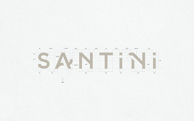 Santini Studio / Logo font design detail architecture studio art direction brand identity branding construction corporate identity font graphic design graphiste freelance interior design letter logo logo font logotype sans serif typography
