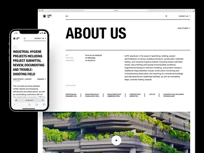 LATC* Construction inc. | Digital Experience, Brand Design 3d animation brand branding clean design graphic design illustration logo minimal motion graphics ui ux web