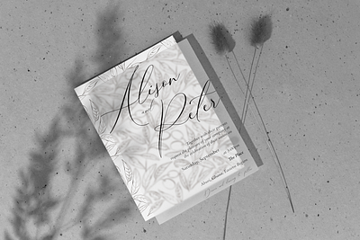 Black White Vellum Wedding Invitation event invitation vellum weddin wedding wedding invitation