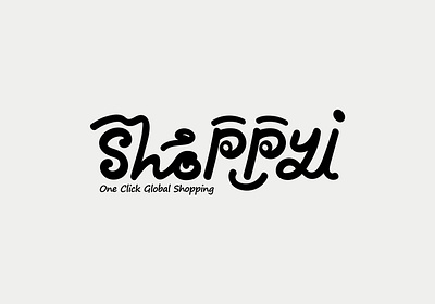 shoppyi design logo typography vector