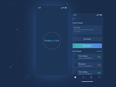 Poker App Design android appdesign bytestechnolab figma ios mobile mobileapp poker ui