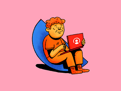 Flexible working space illustration branding character characterdesign factorial hr human resources illustration payroll people people platform remote workers workplace