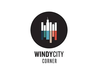 Windy City Corner Podcast logo branding design graphic design logo vector