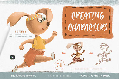 Free Procreate Grids for Creating Cute Characters animals baby bithday body character character design cow cute design digital art face grids hare illustration kids procreate app procreate brush procreate brushes procreate illustration stamp