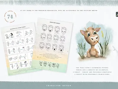 Free Procreate Grids for Creating Cute Characters animals baby bithday body character cow cute design digital art face forest fox grids illustration kids procreate app procreate brush procreate brushes procreate illustration stamp