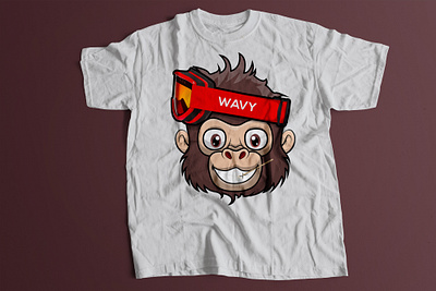 monkey T-shirt art boss character characterdesign design designing graphicdesign key m monkey monkeys office shirt tee teeshirt tshirt vector video xyz