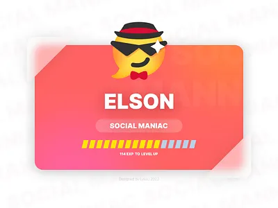 Communication Grade Card - Social Maniac app bubble card design emoji grade graphic design illustration logo medal ui vip