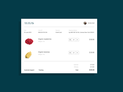 Email Receipt dailyui email receipt shop ui ux