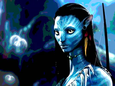 Neytiri - Avatar adobe art design illustration illustrator vector