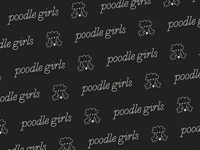 Poodle Girls Pt. 1 abstract branding design dog dogs doodle girl girls goofy graphic design icon illustration illustrative logo poodle poodlegirl rescue typography vector
