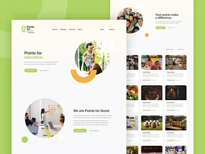 Points for Good Switzerland branding charity design donate donation graphic design logo ui ux website