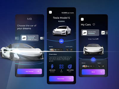 Car Rent App app booking booking car car figma leasing mobile rent ui ux