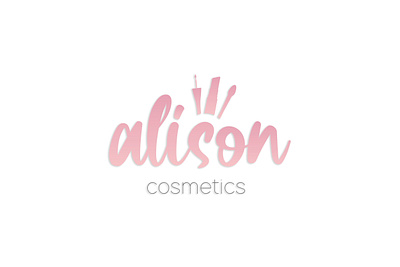 alison cosmetics design graphic design logo typography vector