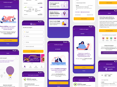 ClickBus - App - Wallet, Checkout & Help app design mobile product design ui ux