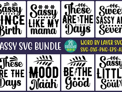 SASSY SVG DESIGN 3d animation graphic design logo motion graphics sassy sassy design sassy svg cut file ui