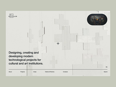 Museum Plus: Interactions Part 1 3d animation art clean corporate website helvetica interaction design interactions interface minimal motion design museum plus portfolio render swiss ui ux web website
