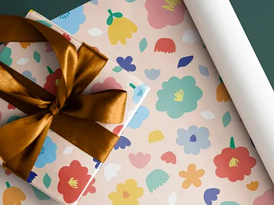 Joyful Flowers Seamless Pattern design flowers graphic design illustration pattern seamless pattern