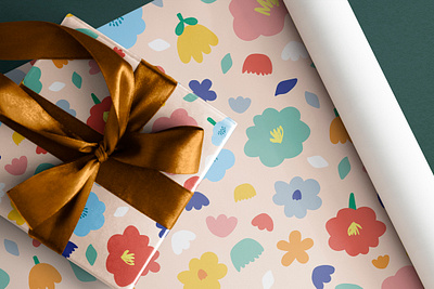 Joyful Flowers Seamless Pattern design flowers graphic design illustration pattern seamless pattern