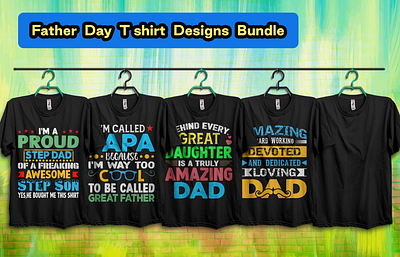 Father Day T Shirt Designs Bundle