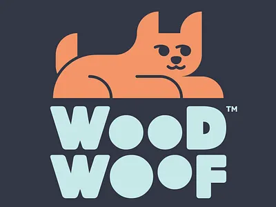 Wood Woof Branding branding design graphic design logo
