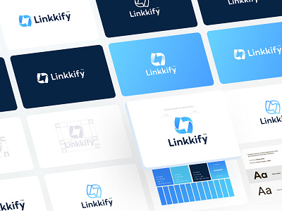 Linkkify | Brand Guidelines brand brand book brand design brand guideline branding branding design design system guidelines identity logo logo design minimal style guide