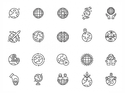 20 Earth Vector Icons download earth earth icon earth vector free download free icons freebie graphicpear icon set icons download vector icon