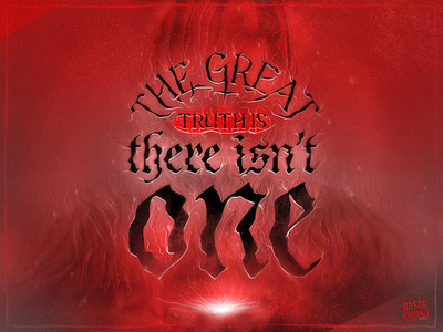 An Exercise in Futility V art blackmetal digitalart exercisesinfutility mgla typography