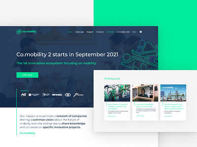 Co.mobility - Website Design design graphic design ui ux webdesign