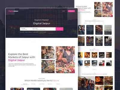 Marketplace Landing Page design ecommerce explore page landing page marketplace marketplace landing page shops ui ui design uiuxlabs ux webdesign website design