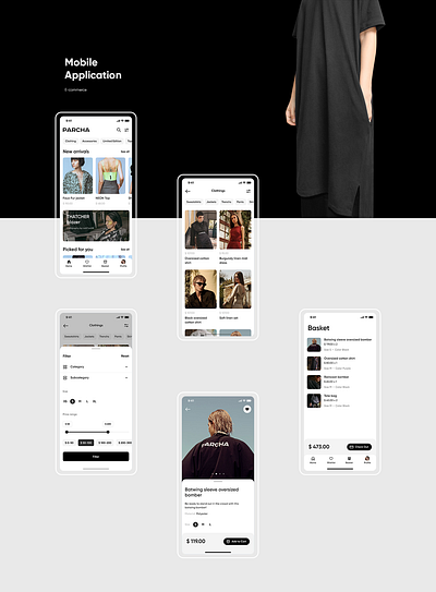 PARCHA / Mobile Application app application azerbaijan design ecommerce mobile parcha ui uxui