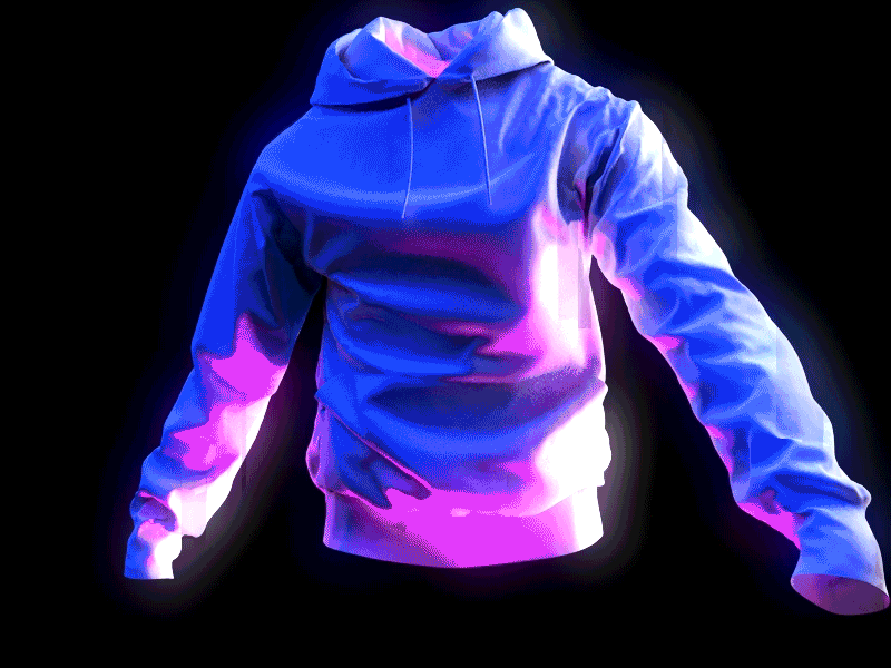 Hoodie walk cycle 3d animation loop marvelous motion graphics walkcycle