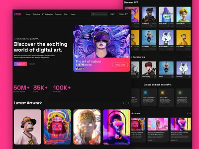 NFT Marketplace Website Design best web designer branding website business website design designer developer ecommerce website photography website php product website top web designer ui design ux design web design web design idea web developer website design website developer website layout wordpress