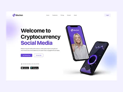 Bischen: Landing Page Hero dashboard ui design home page homepage illustration landing landing page landingpage site ux web web design web page web site webdesign webpage website